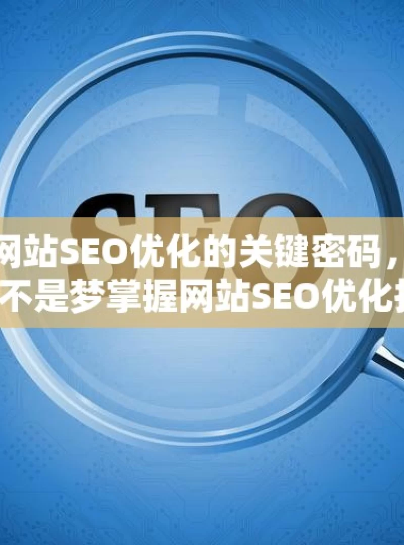 解锁网站SEO优化的关键密码，提升流量不是梦掌握网站SEO优化技巧，提升在线可见度和搜索引擎排名！
