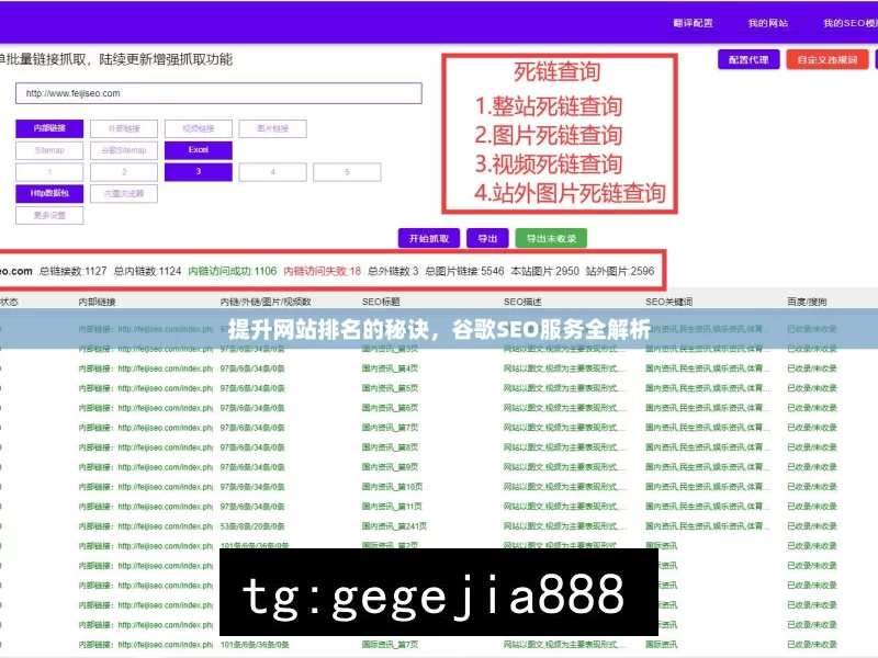 提升网站排名的秘诀，谷歌SEO服务全解析