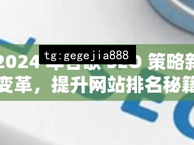 2024 年谷歌 SEO 策略新变革，提升网站排名秘籍