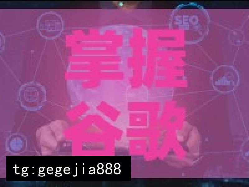 掌握谷歌 SEO 秘籍，提升网站排名