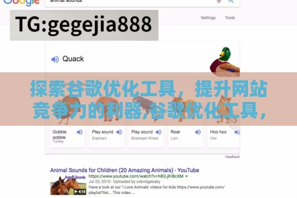 探索谷歌优化工具，提升网站竞争力的利器,谷歌优化工具，揭秘数字营销的制胜秘籍
